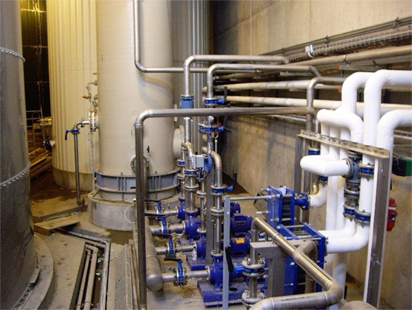 厌氧折流板反应器在三高废水处理工程中的应用